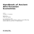 Sitta von Reden - Handbook of Ancient Afro-Eurasian Economies - Volume 1 [Retail]